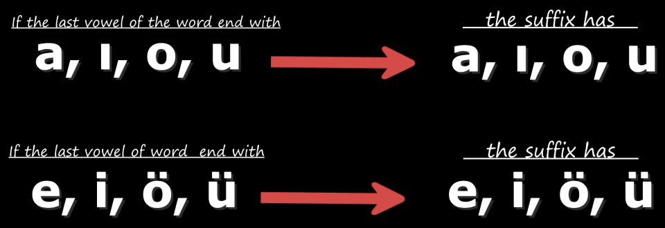 Turkish Vowel Harmony - EMİNE DAYAR LANGUAGE ACADEMY