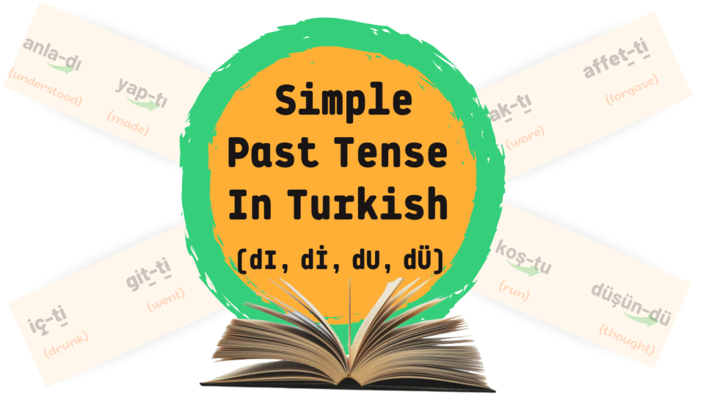 simple past tense di suffix in turkish